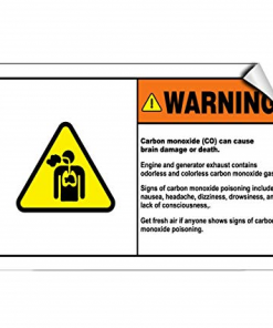 EXHAUST AIR SBE-14 STICKER