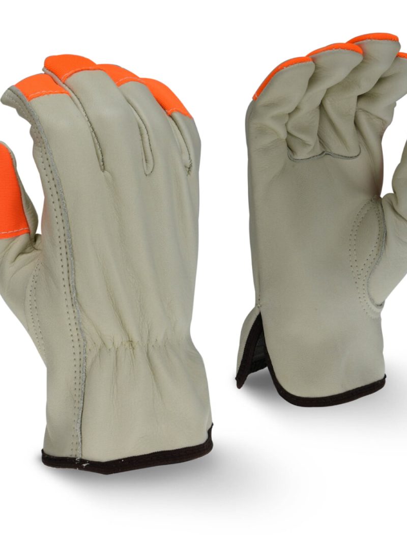LEATHER GLOVE WITH SAFETY TIP
