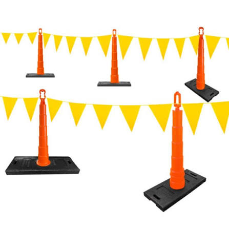 SAFETY WARNING LINE FLAG SYSTEM
